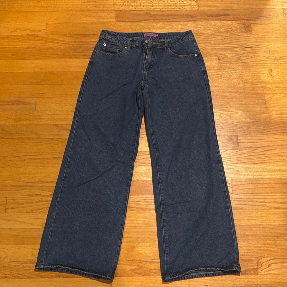 Edikted Denim Jeans with Pink Label